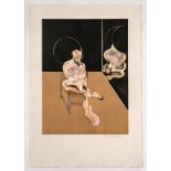 Francis Bacon (1909-1992) Seated Figure Etching and aquatint in colours, 1983, on wove paper, si...