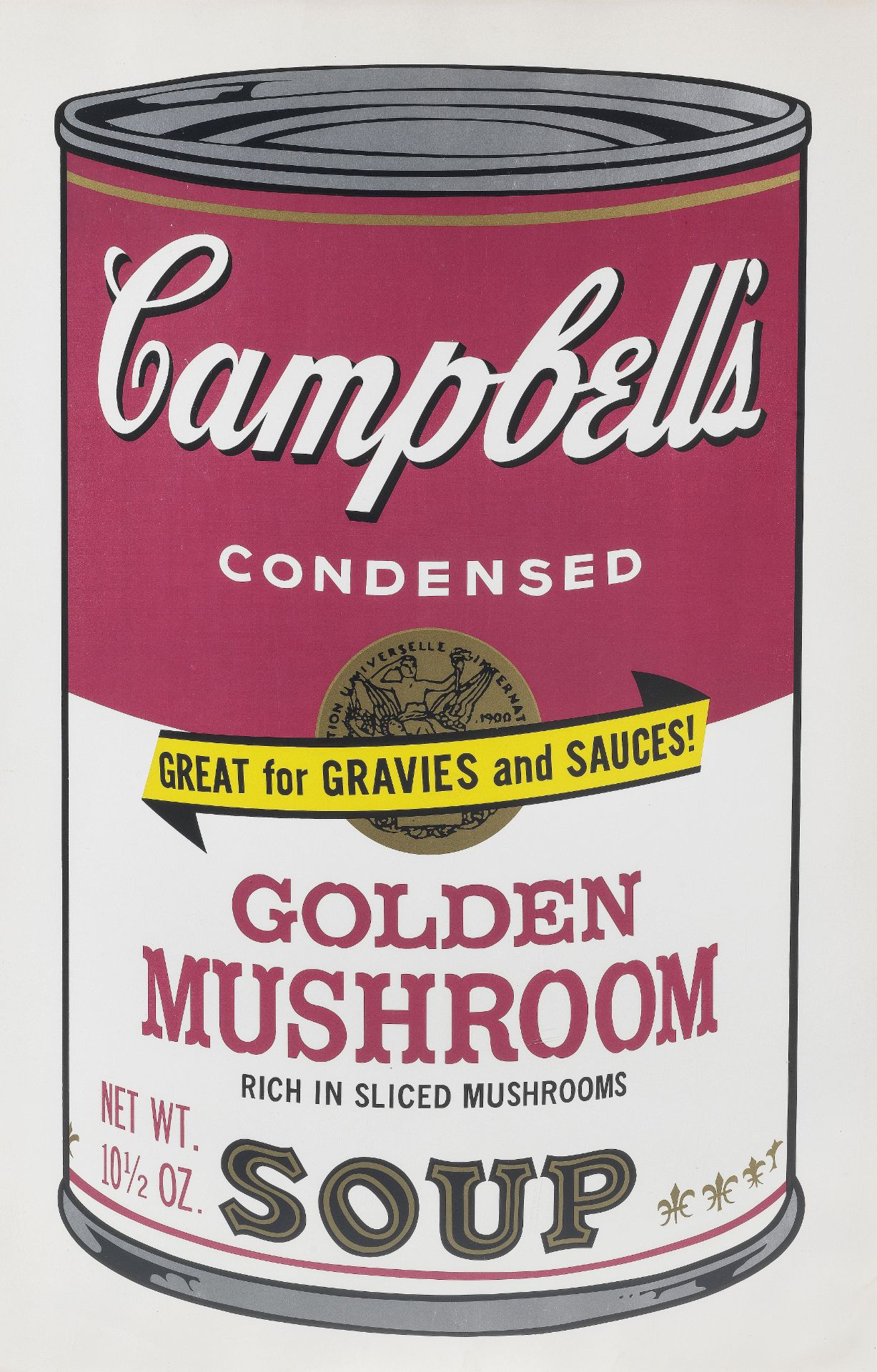 Andy Warhol (1928-1987) Golden Mushroom, from Campbell's Soup II Screenprint in colours, 1969, on...