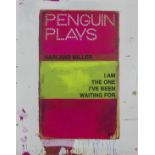 Harland Miller (born 1964) I Am The One I've Been Waiting For (red and yellow) Screenprint in col...