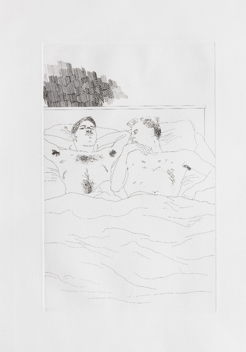 David Hockney (born 1937) Ten plates from Illustrations for Fourteen Poems by C. P. Cavafy (Editi... - Image 4 of 6