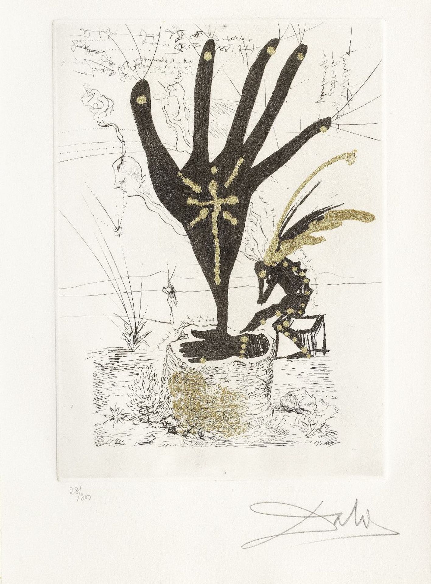 Salvador Dal&#237; (1904-1989) Les Amours Jaunes The complete set of ten drypoint etchings with g... - Image 4 of 15