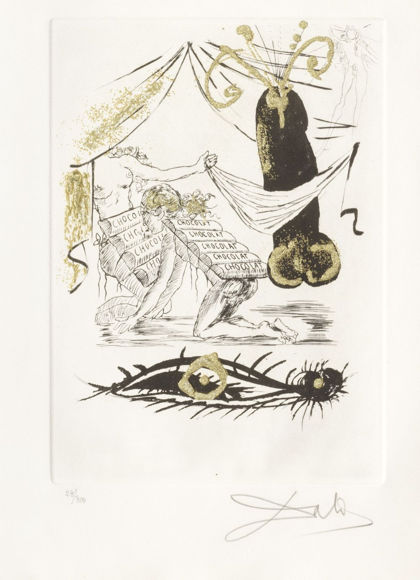 Salvador Dal&#237; (1904-1989) Les Amours Jaunes The complete set of ten drypoint etchings with g... - Image 2 of 15