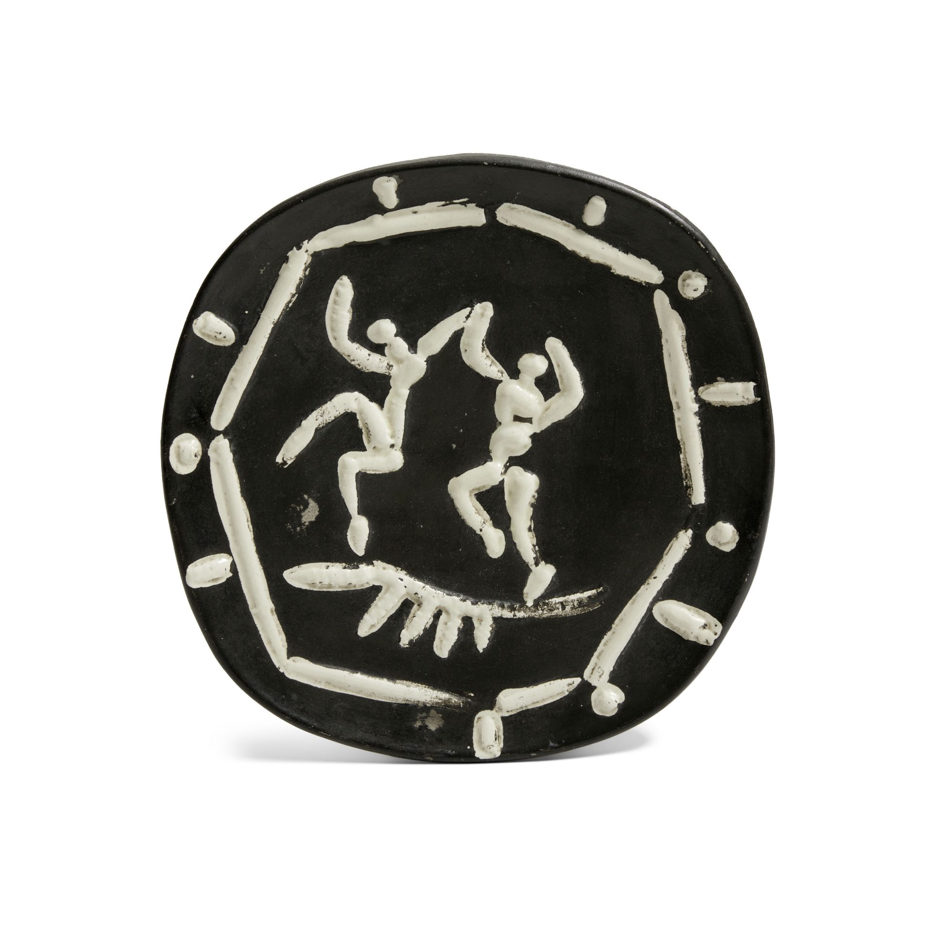 Pablo Picasso (1881-1973) Deux Danseurs Stamped Empreinte Originale de Picasso/Edition Picasso/M...