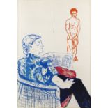 David Hockney (born 1937) Joe with David Harte Lithograph in colours, 1980, on wove paper, signed...