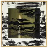 Gerhard Richter (born 1932) Kerze II Offset lithograph with black oil paint, 1989, on paper moun...