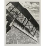 Christopher Richard Wynne Nevinson A.R.A (1889-1946) Banking at 4,000 Feet Lithograph, 1917, on H...