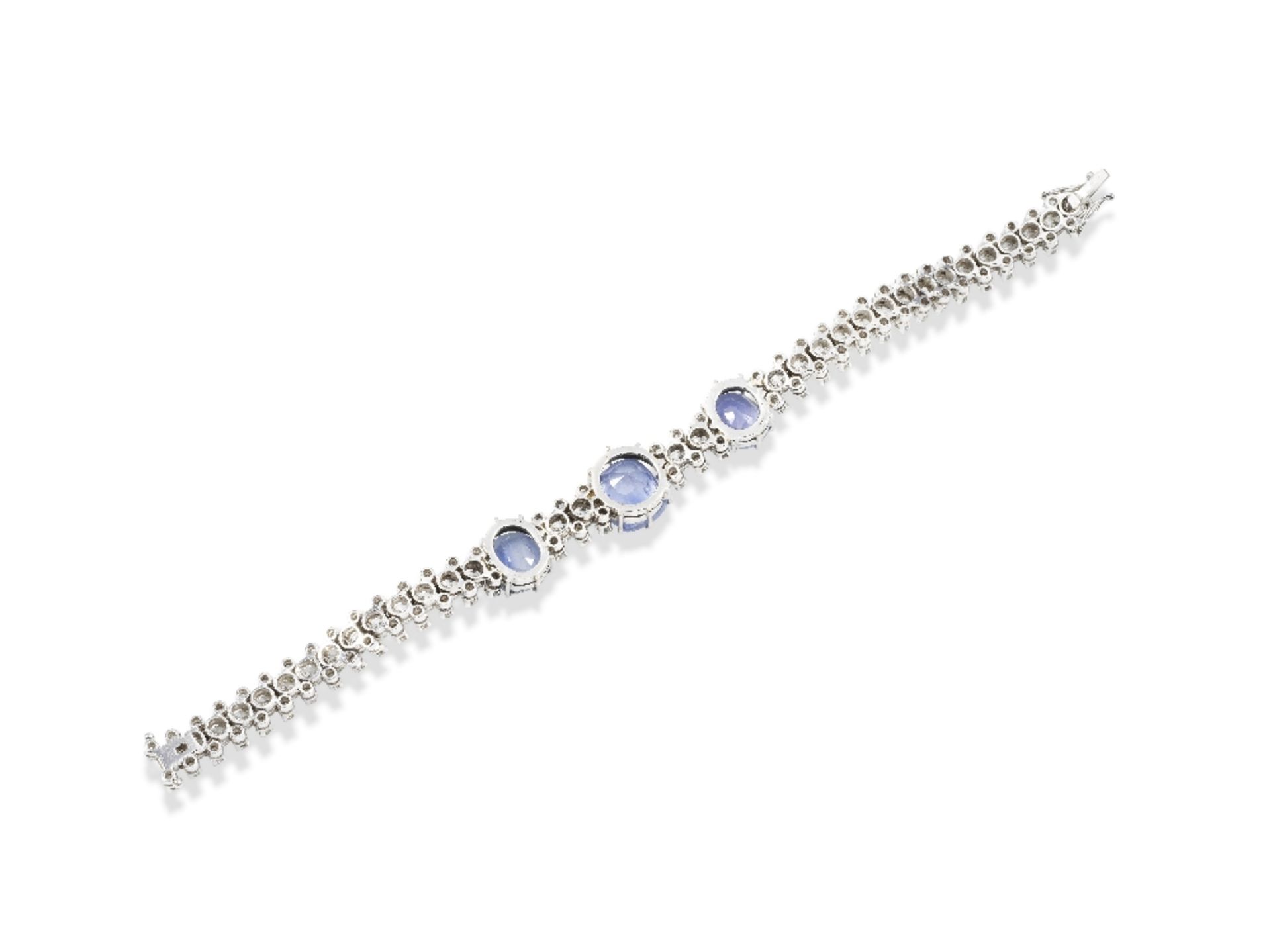 BRACELET SAPHIRS ET DIAMANTS - Image 2 of 2