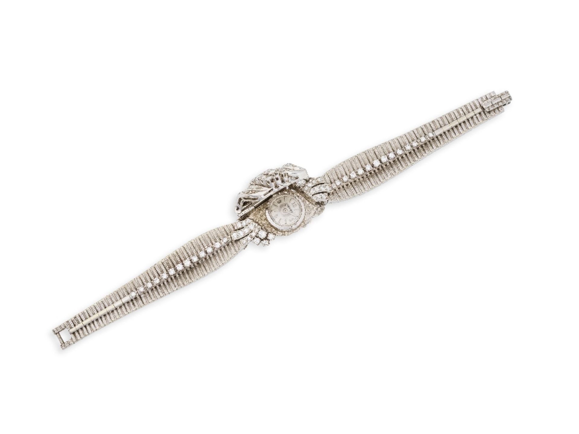 JAEGER LE COULTRE: MONTRE BRACELET DE DAME DIAMANTS - Image 3 of 4