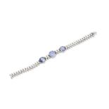 BRACELET SAPHIRS ET DIAMANTS