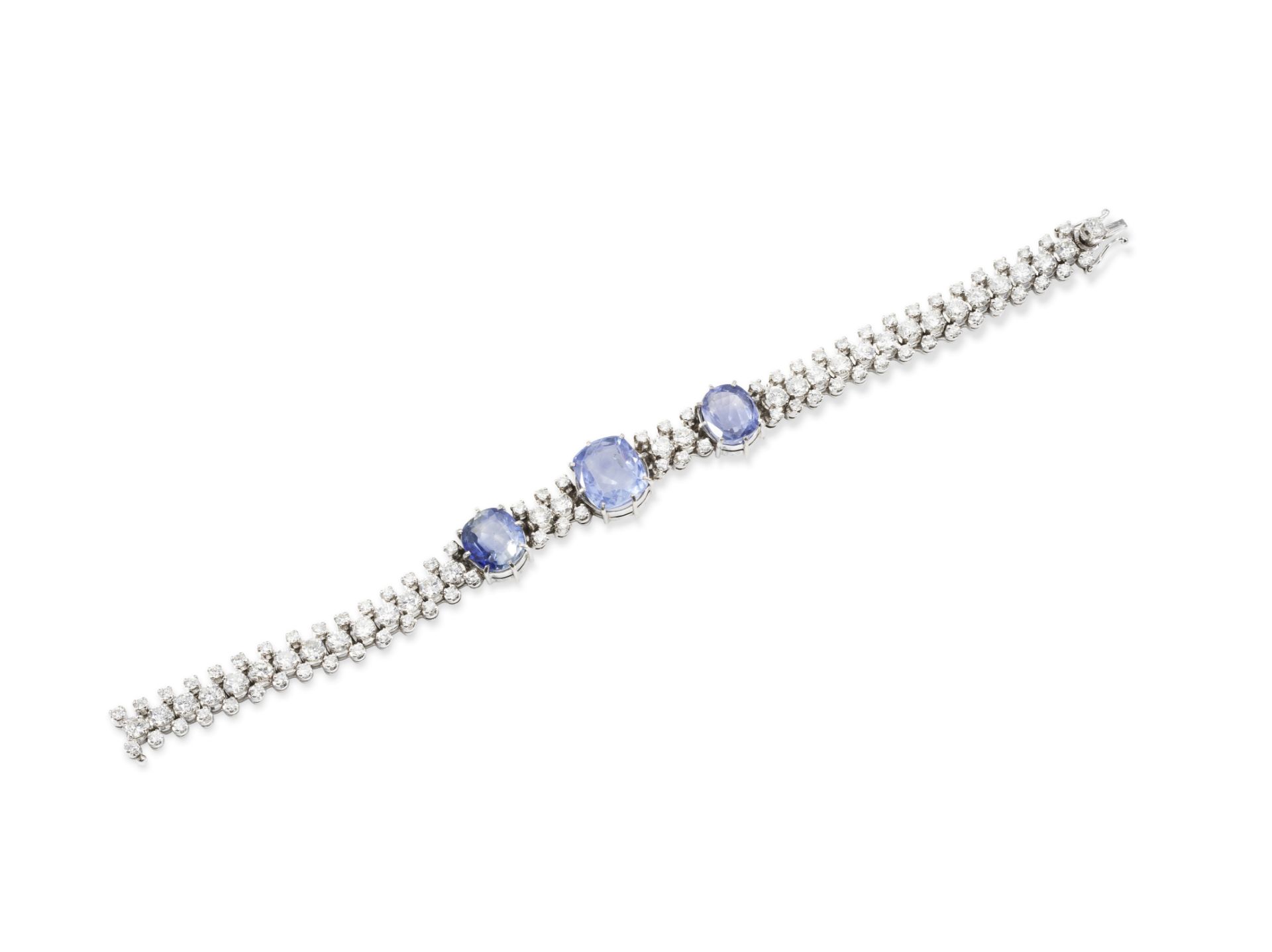 BRACELET SAPHIRS ET DIAMANTS