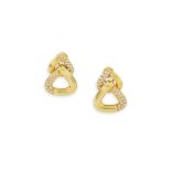 REPOSSI: PAIRE DE CLIPS D'OREILLE DIAMANTS