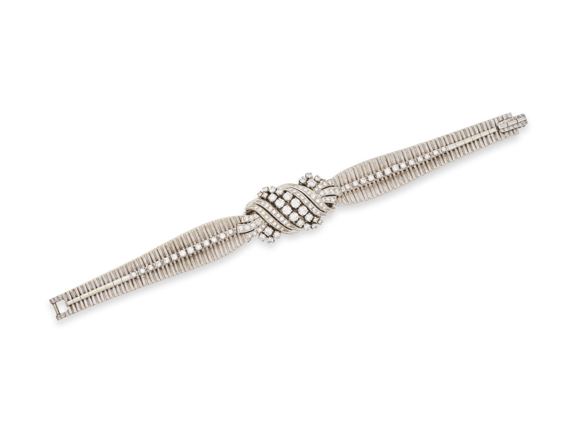 JAEGER LE COULTRE: MONTRE BRACELET DE DAME DIAMANTS