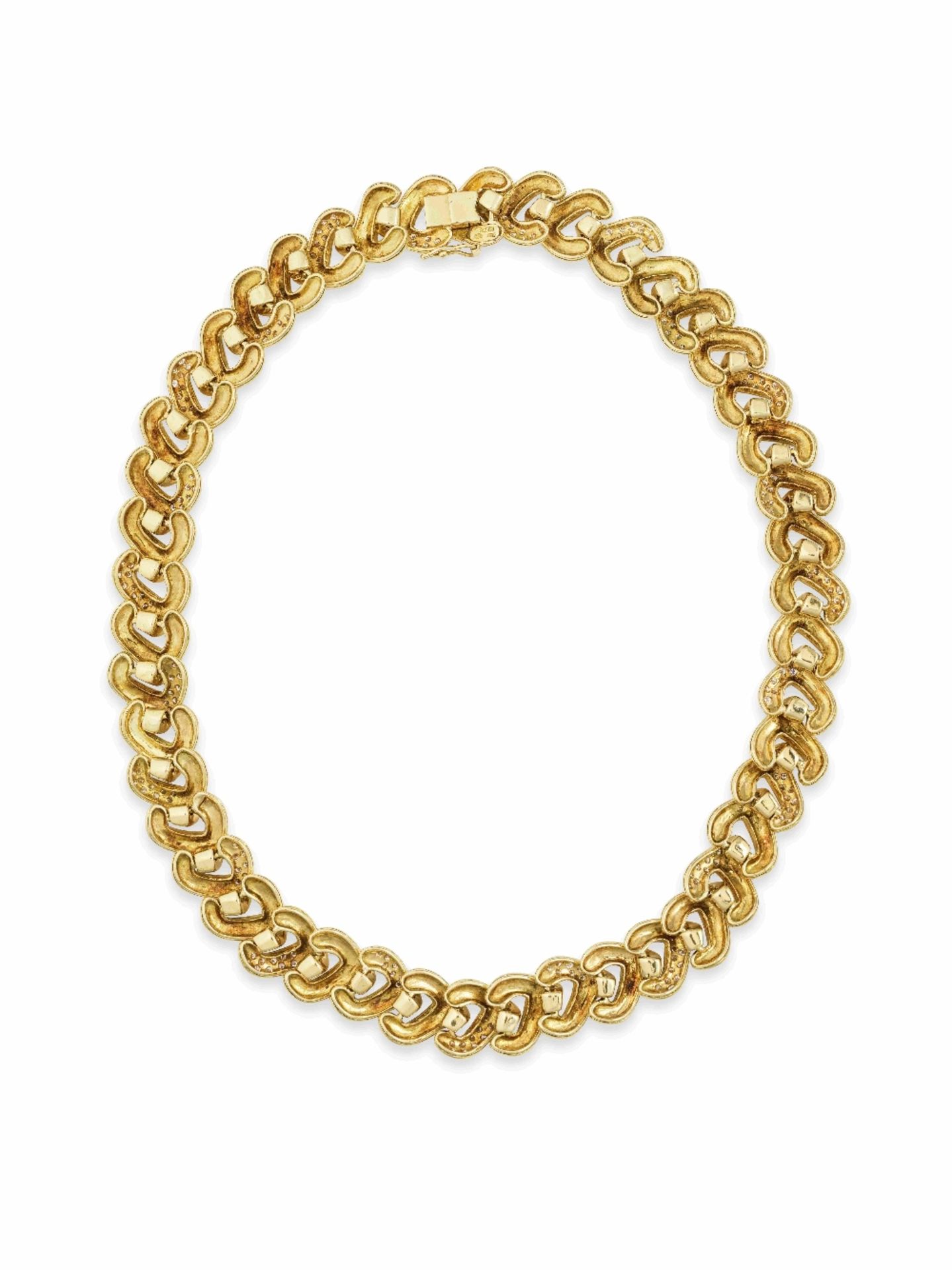 REPOSSI: COLLIER OR ET DIAMANTS - Image 2 of 3