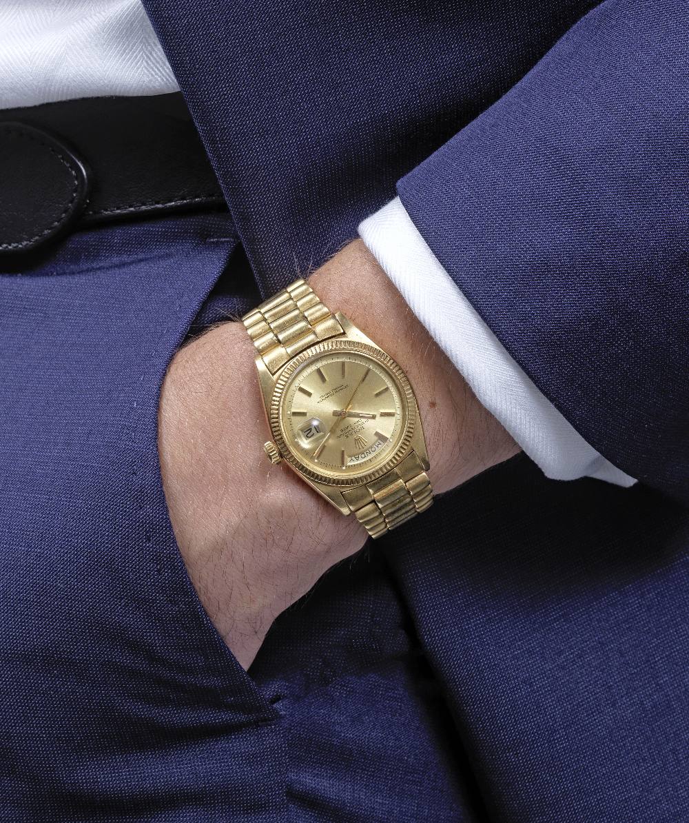 Rolex. An 18K gold automatic calendar bracelet watch Day-Date, Ref: 1803, Circa 1961 - Image 2 of 2