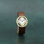 Cartier. A very fine and rare 18K gold manual wind wristwatch offered on behalf of the original o...