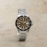 Rolex. A stainless steel automatic calendar bracelet watch with tropicalised metres first dial S...