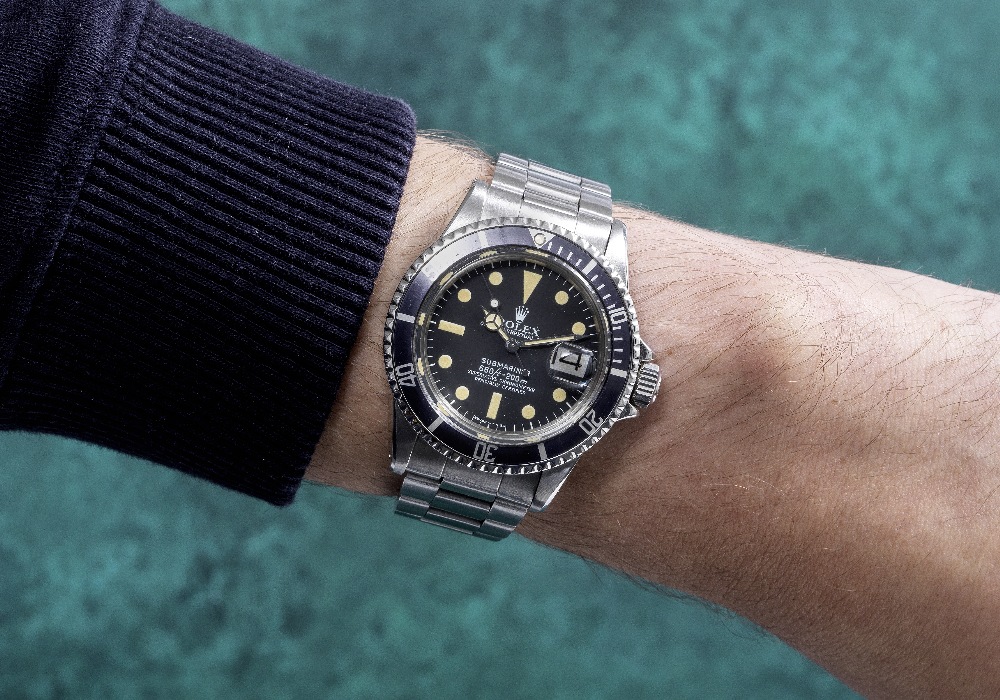 Rolex. A stainless steel automatic calendar bracelet watch Submariner, Ref: 1680, Circa 1979 - Image 2 of 2
