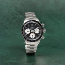 Rolex. A fine and rare stainless steel manual wind chronograph bracelet watch Cosmograph Daytona...