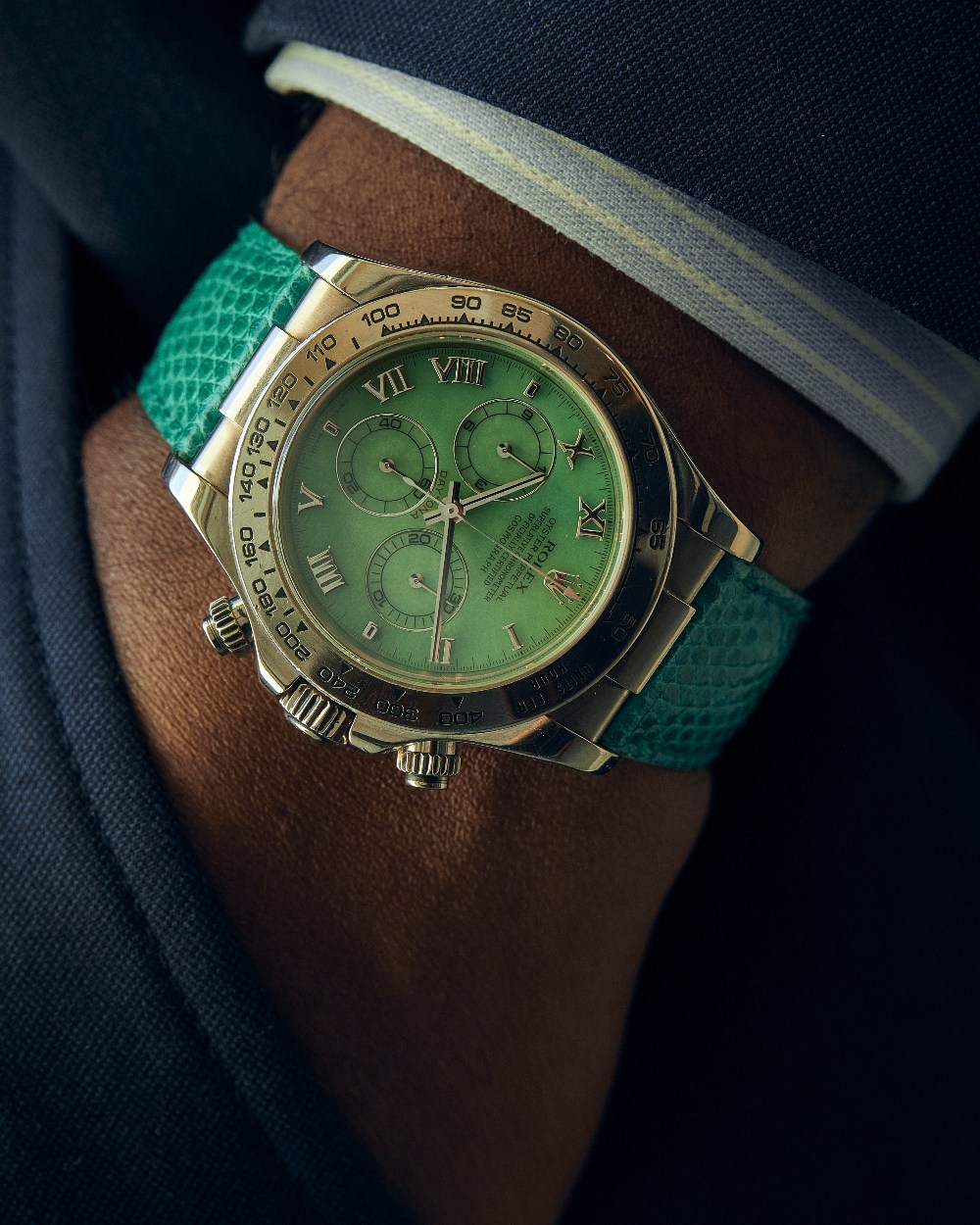 Rolex. A fine and rare 18K white gold automatic chronograph wristwatch Daytona Beach, Ref: 11651... - Image 3 of 3