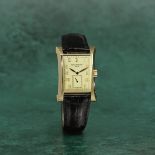Patek Philippe. A fine and rare 18K gold manual wind commemoration wristwatch Pagoda, Ref: 5500J...