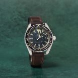 Omega. A rare military stainless steel automatic wristwatch issued to the Royal Navy and offered ...