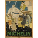 Ren&#233; Vincent (French, 1879-1936) Michelin Lithographic poster in colours, cond. B, printed ...