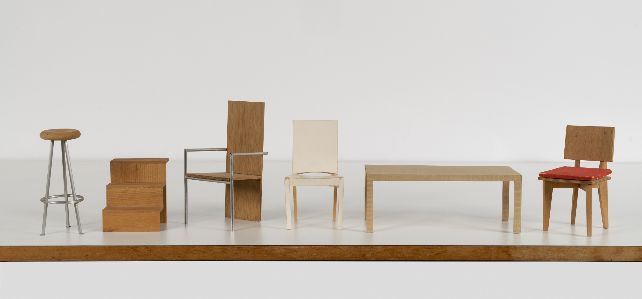 A collection of six maquettes of furniture designed by Sir Terence Conran (6)