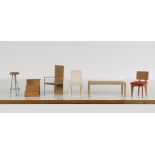 A collection of six maquettes of furniture designed by Sir Terence Conran (6)