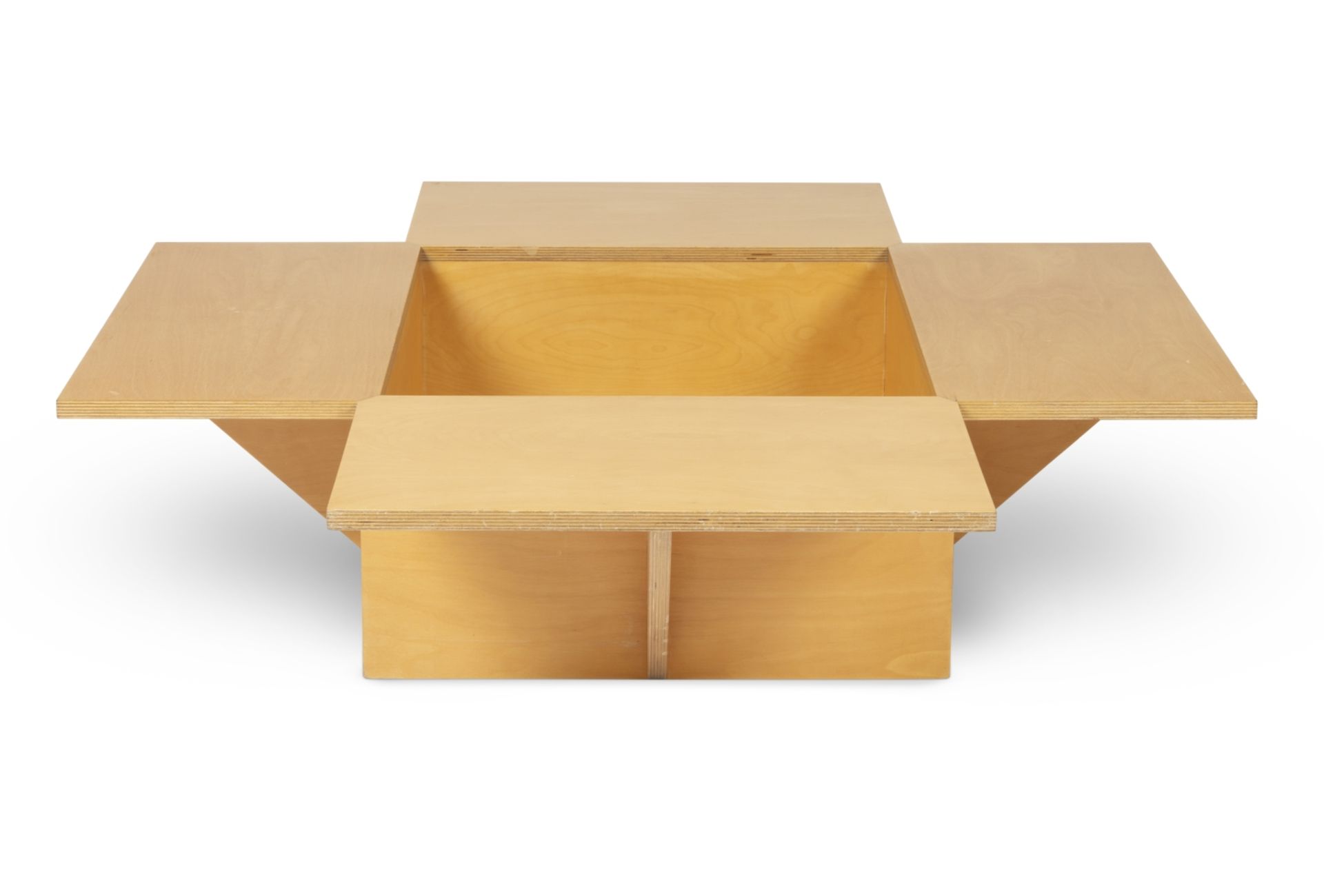 A 'Box' birch plywood occasional tableDesigned by Sir Terence Conran, made by Benchmark Furniture