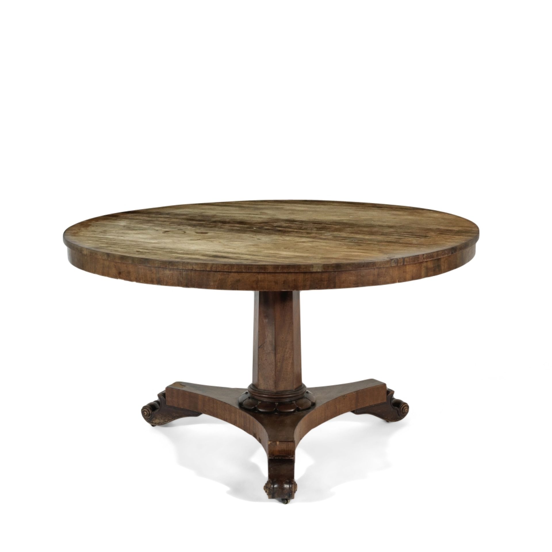 A William IV mahogany centre or breakfast table