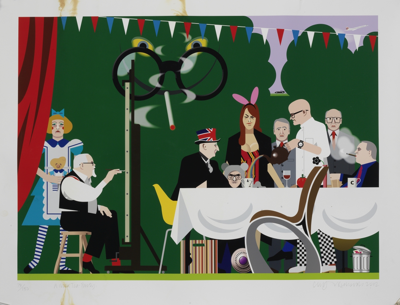 Clifford Richards (British) A Mad Tea-Party, 2012 (Created in 2012 to celebrate British Design)