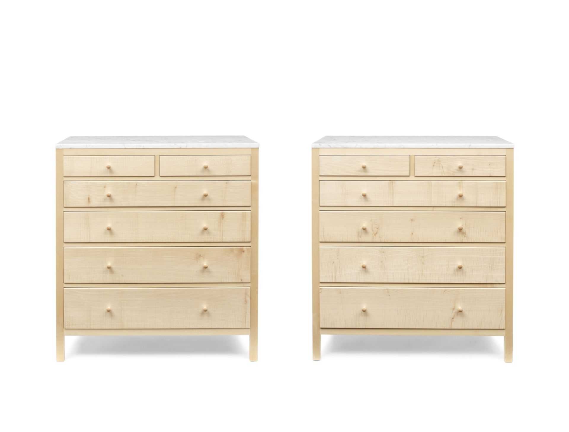 A pair of maple 'Honor' chests Designed by Sir Terence Conran, made by Benchmark Furniture (2)