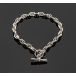 HERMES Paris. Collier Cha&#238;ne d'Ancre en argent 925 milli&#232;mes.