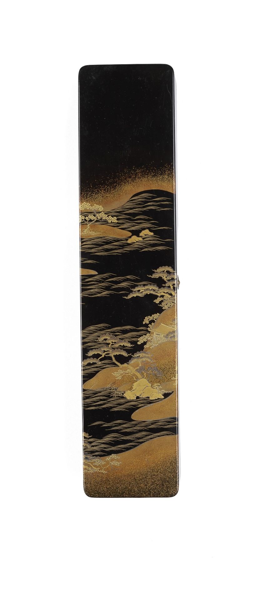 A KOSHIRA-E (MOUNTING) FOR A TANTO (DAGGER) AND LACQUER STORAGE BOX Edo period (1615-1868), 18th ... - Bild 3 aus 5