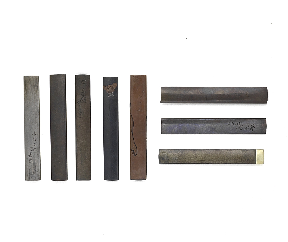 EIGHT KOZUKA (KNIFE HANDLES) Edo period (1615-1868), 18th to 19th century (8) - Image 2 of 2