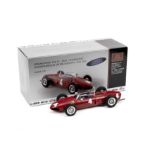 A boxed 1:12 scale limited edition model of the Phil Hill 1961 Belgian GP winning Ferrari Dino 15...
