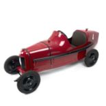 An Alfa Romeo P2 pedal car, modern,