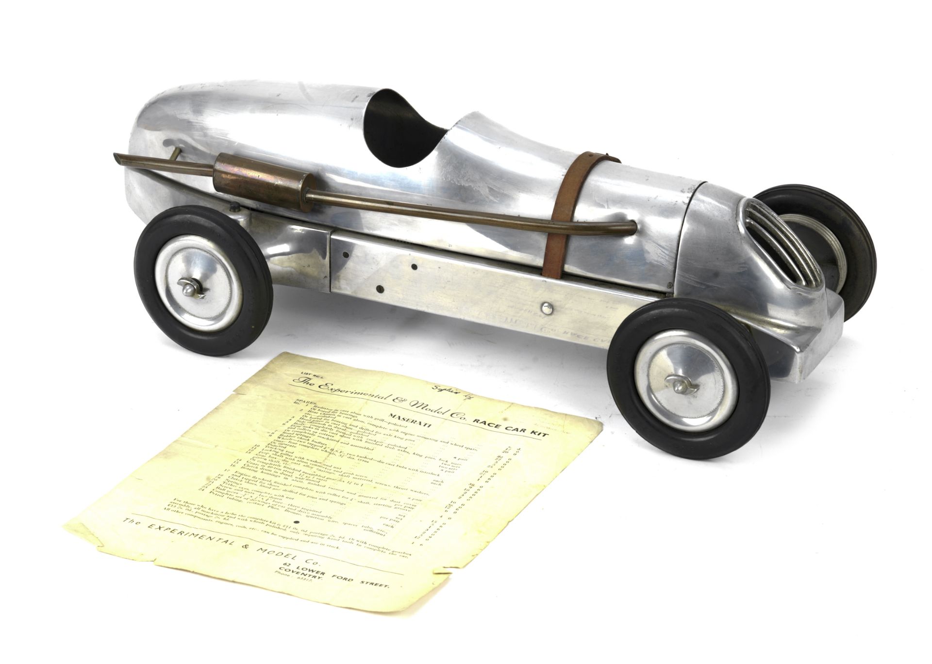 A 'Maserati' racing car model by The Experimental & Model Co of Coventry, 1947-48, ((2))