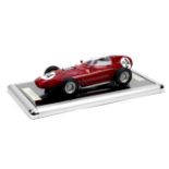 A fine 1:8 scale scratch-built model of the 1959 Tony Brooks French Grand Prix winning Ferrari 24...