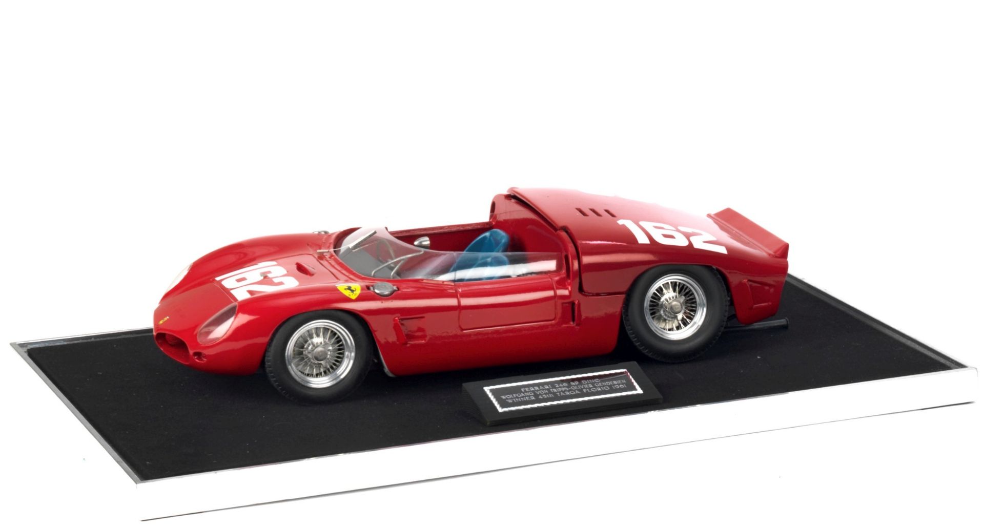 A 1:12 scale Modellismo Leonardo limited edition model of the 1961 Targa Florio winning Ferrari 2...