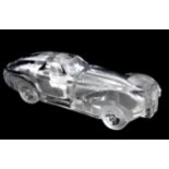 A Bugatti Coup&#233; Riviera glass desk-piece designed by Xavier Froissart for Cristal Daum of Fr...