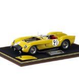 A 1:12 scale limited edition model of the 1958 Le Mans Ferrari 250 TR-57, by Midland Racing Models,