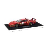 A 1:12 scale model of the 1982 Le Mans Ferrari 512BB, by Midland Racing Models,