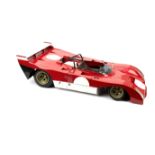 A scratch built Ferrari 312PB group 5/6 sports prototype 1/4 scale by Daniel Stockli, Swiss,