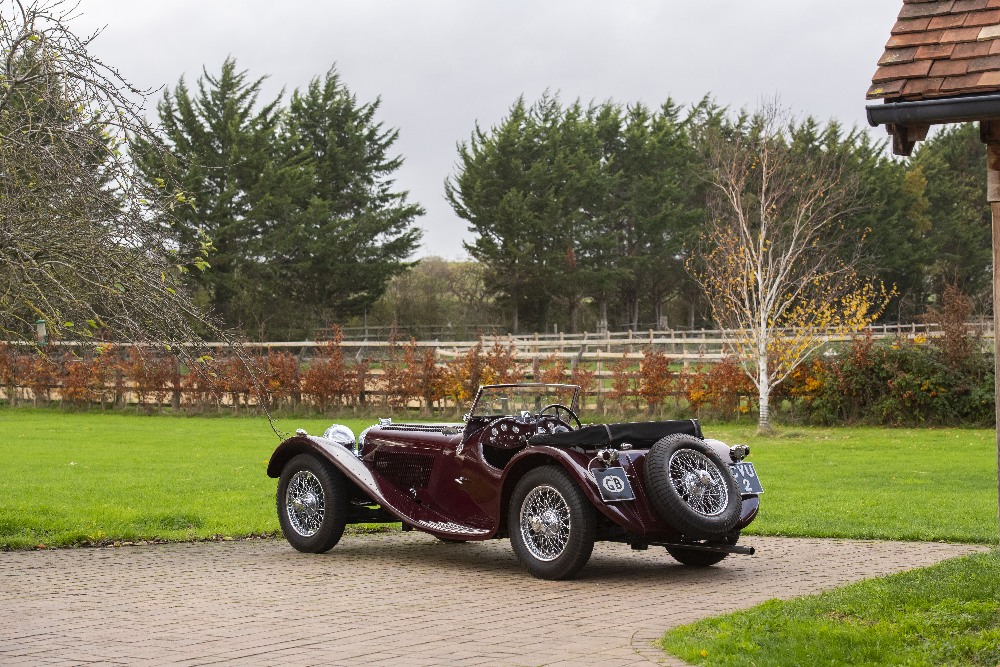 1937 SS 100 Jaguar 2&#189;-Litre Two-seater Sports Chassis no. 18050 Engine no. 250997 - Image 18 of 73