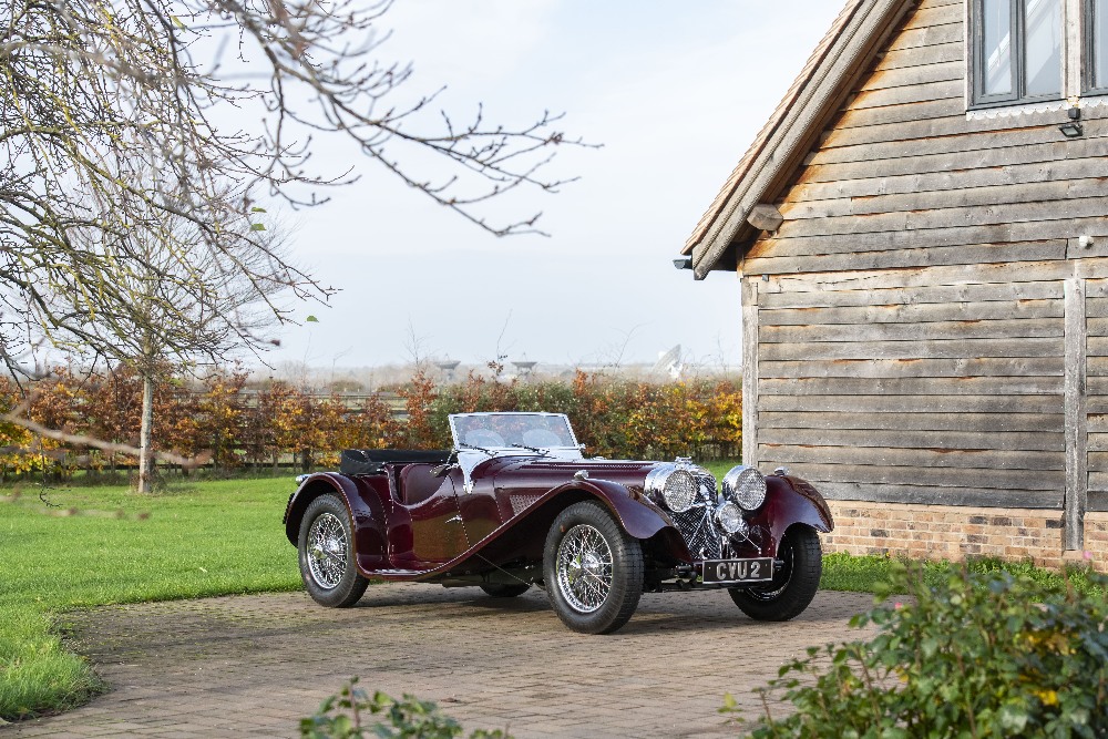 1937 SS 100 Jaguar 2&#189;-Litre Two-seater Sports Chassis no. 18050 Engine no. 250997 - Image 12 of 73