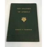 19th century book titled- Art Anatomy of Animals by Ernest E. Thompson. 1896.