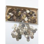 A Collection of mixed world coins to include various silver coins. Cuban coins from 1915, German