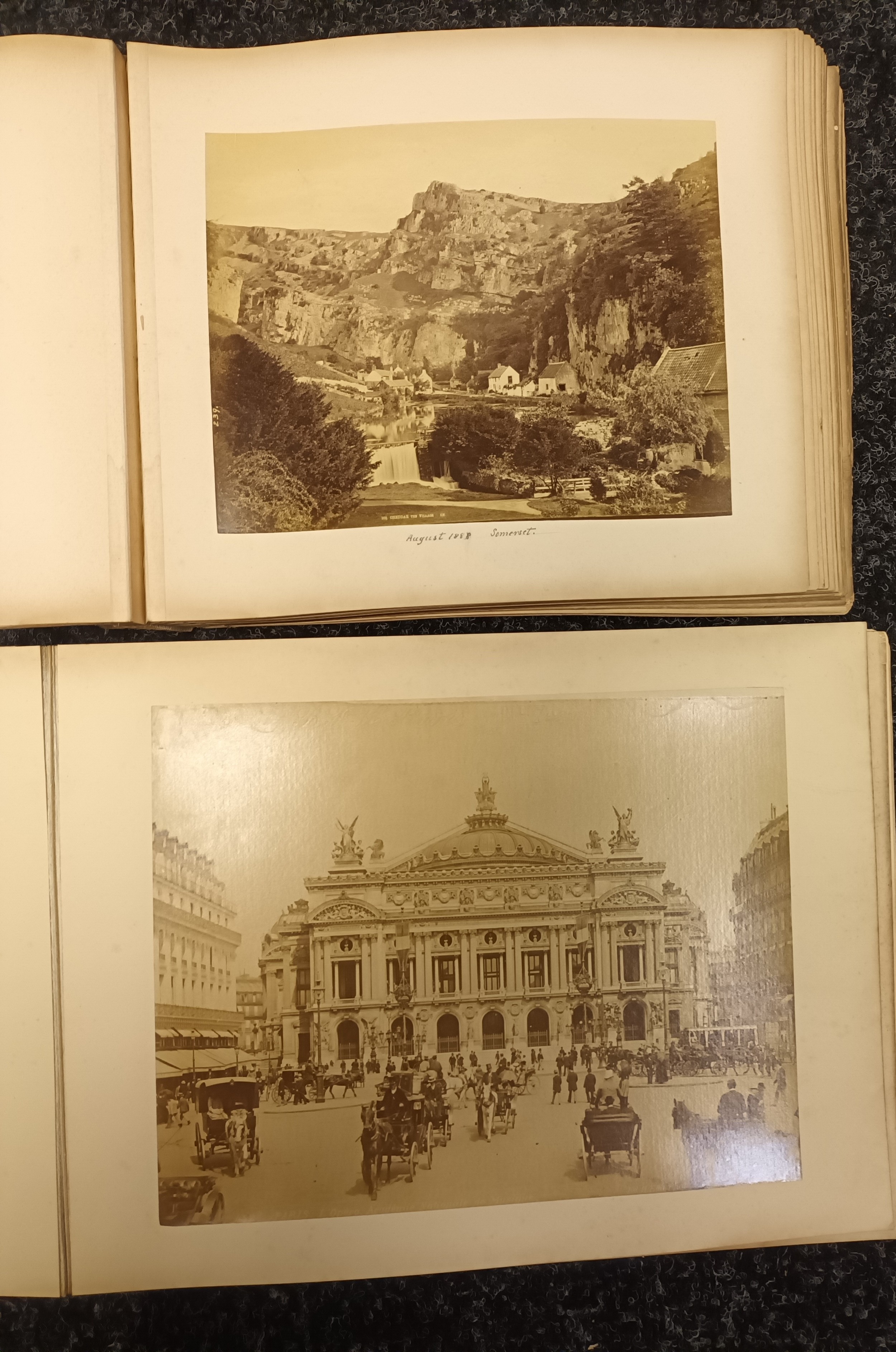Two photograph albums containing British and European albumen prints - Bild 2 aus 3