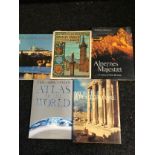 Five books to include Atlas of the World, World Architecture etc